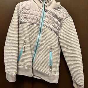 Adorable and sporty gray jacket